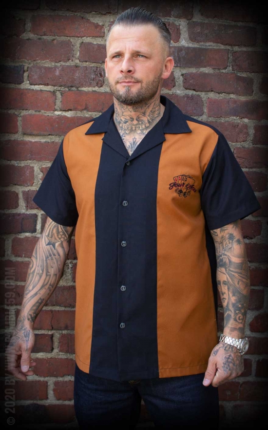 Rockabilly skjorte på lager for rask - Fønix