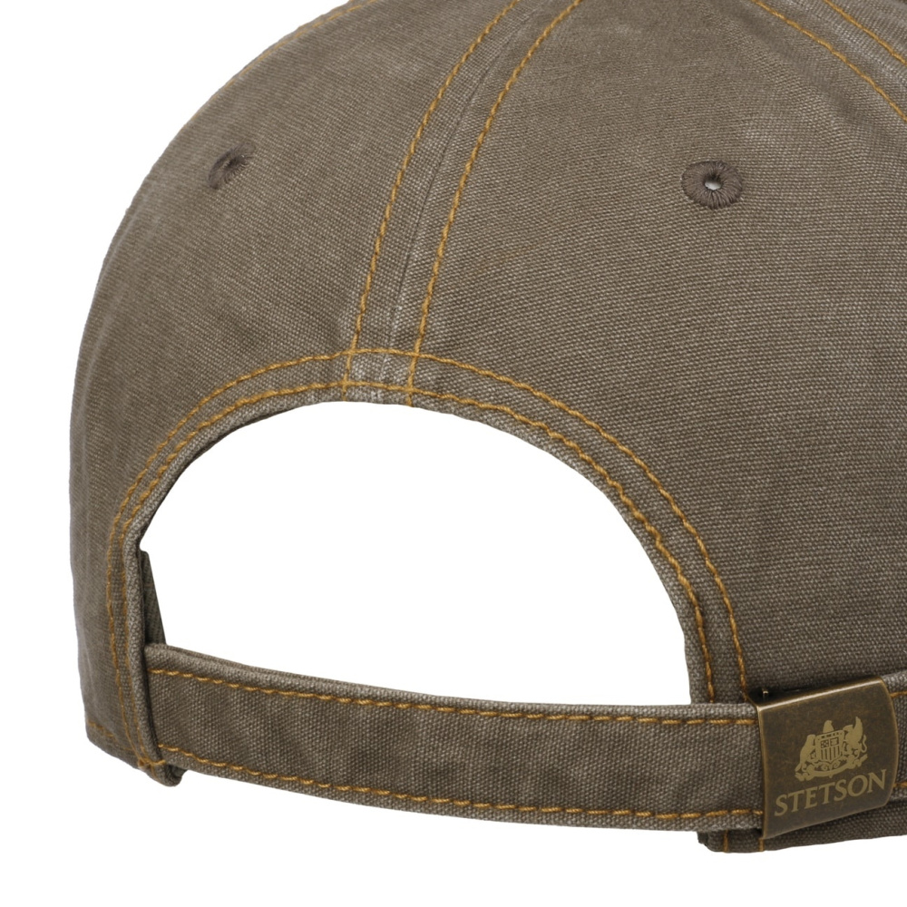 Stetson Cappellino Classic Cotton Melange Donna/Uomo - Estivo Berretto Baseball cap Fibbia in Metallo, con Visiera Estate/Inverno - Taglia Unica Grigio Chiaro